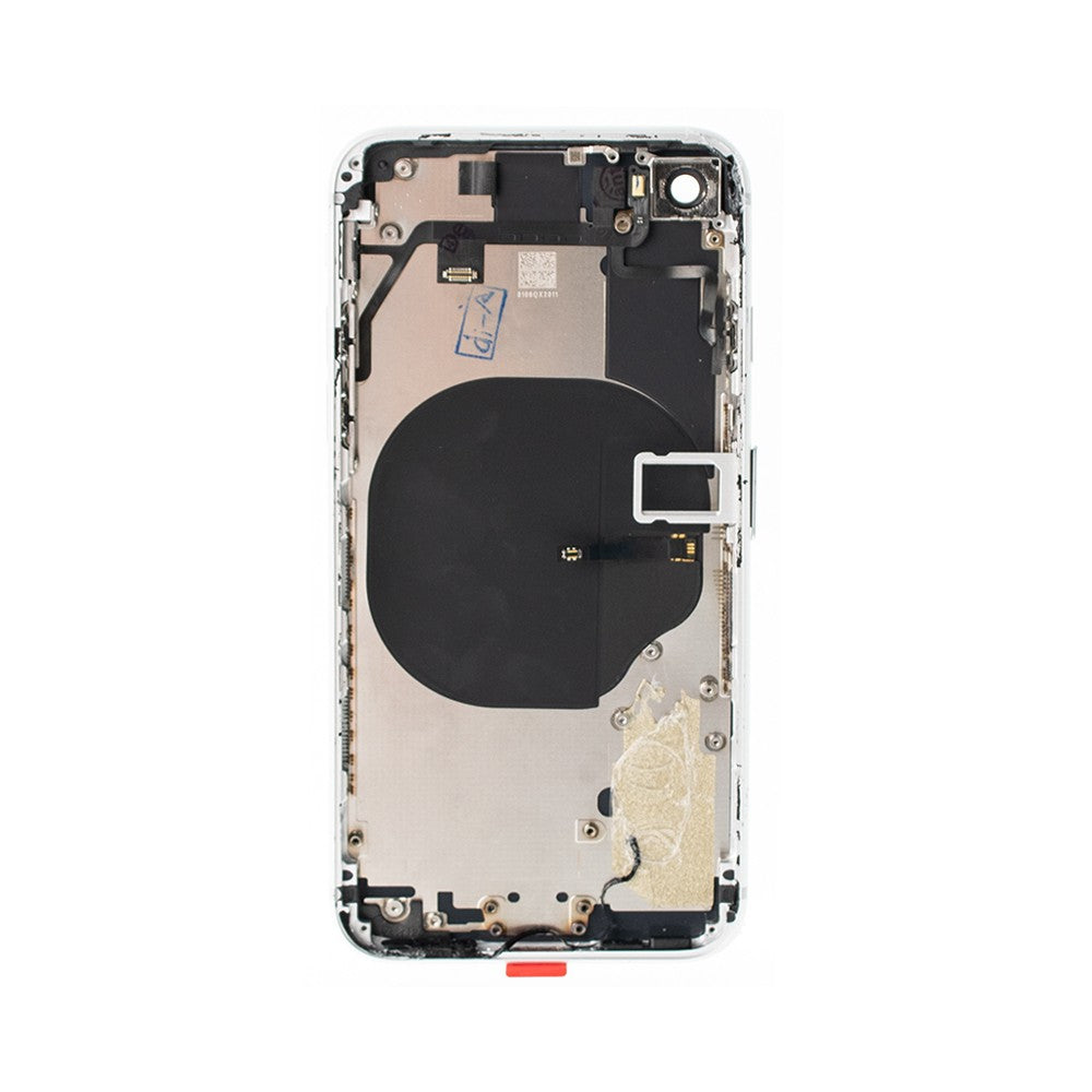 Rear Housing with Small Parts for iPhone 8 (Purple)-Silver Rear Housing with Small Parts for iPhone 8 (Purple)-Silver
